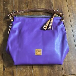 NWT Dooney and Bourke Purple Mackenzie Hobo